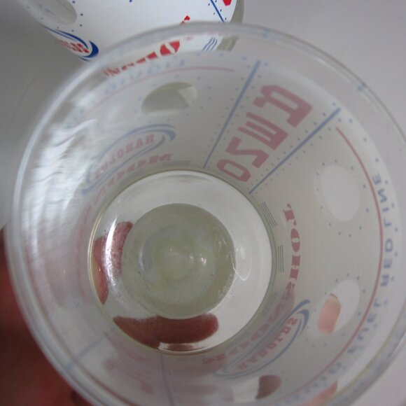 Vintage Harold's Casino Glass - Rocket Ship Design - Moon Shot - Lot of 2 - Picture 7 of 12